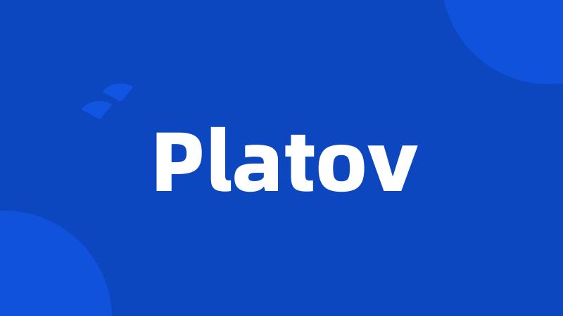 Platov