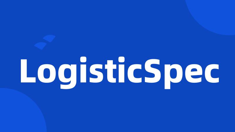 LogisticSpec