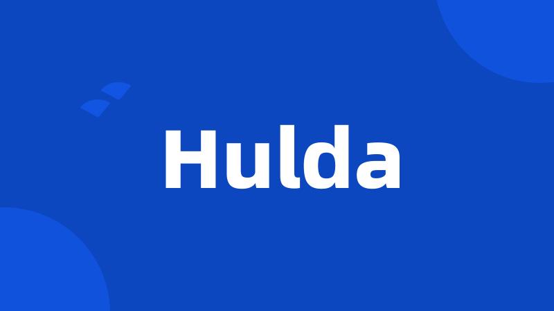 Hulda