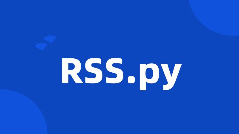 RSS.py
