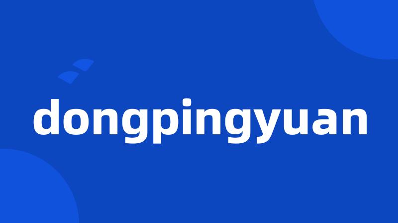 dongpingyuan