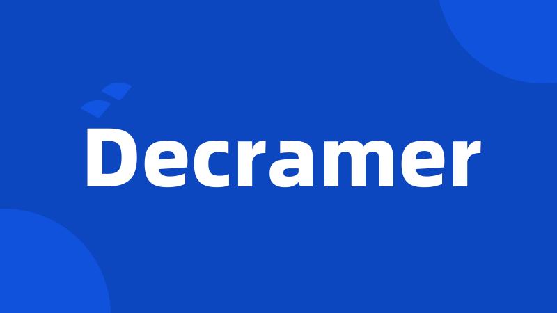 Decramer