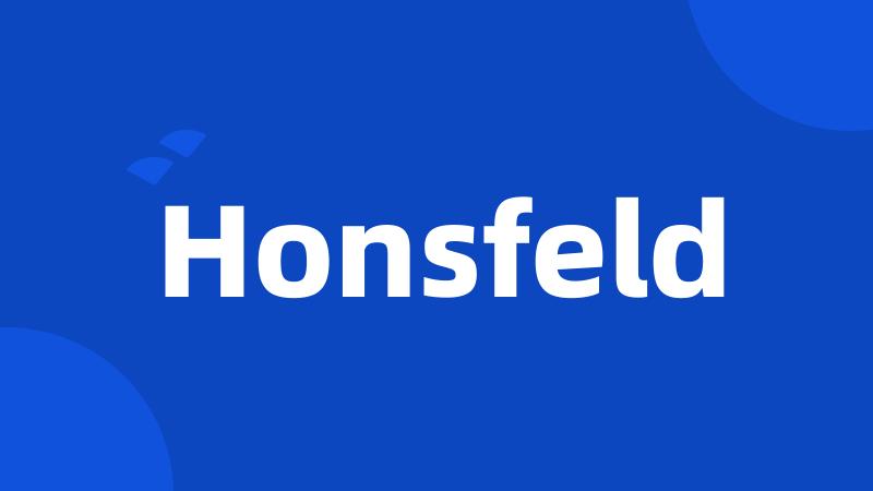 Honsfeld