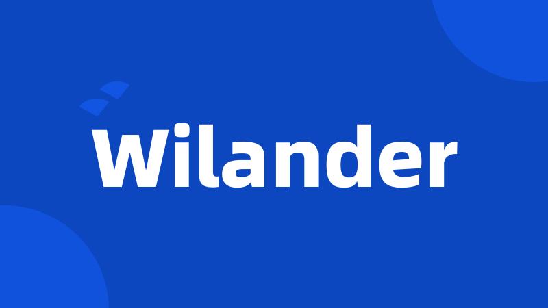 Wilander