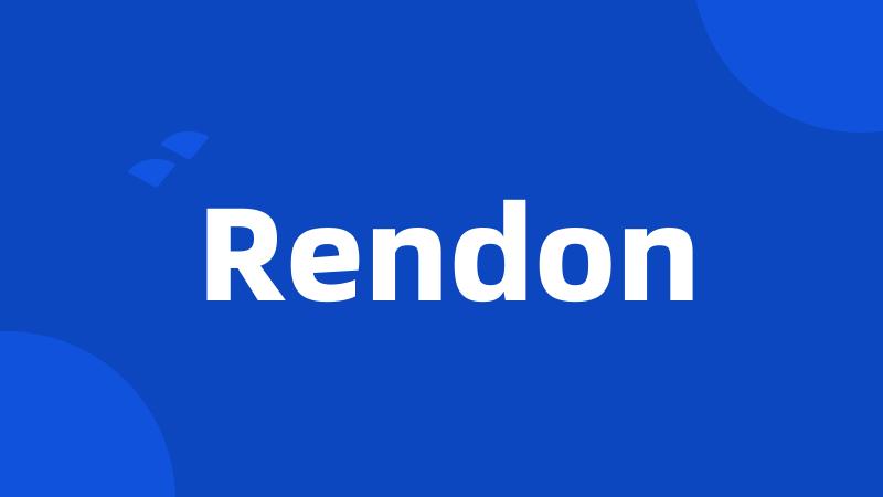 Rendon