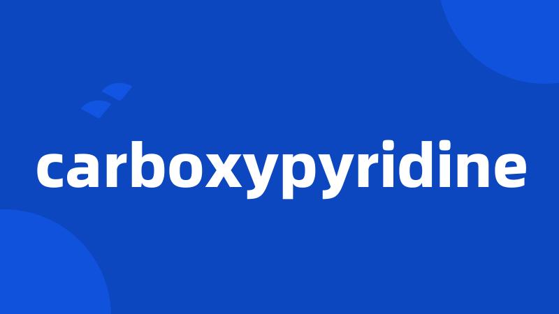 carboxypyridine