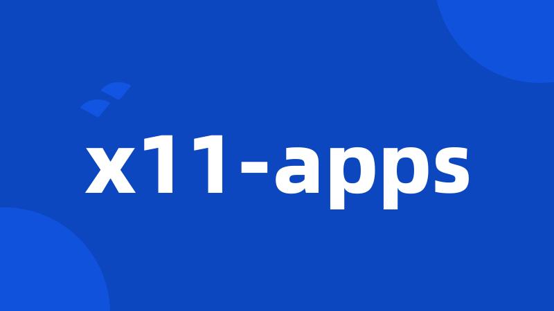 x11-apps
