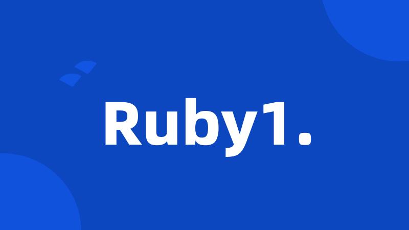 Ruby1.