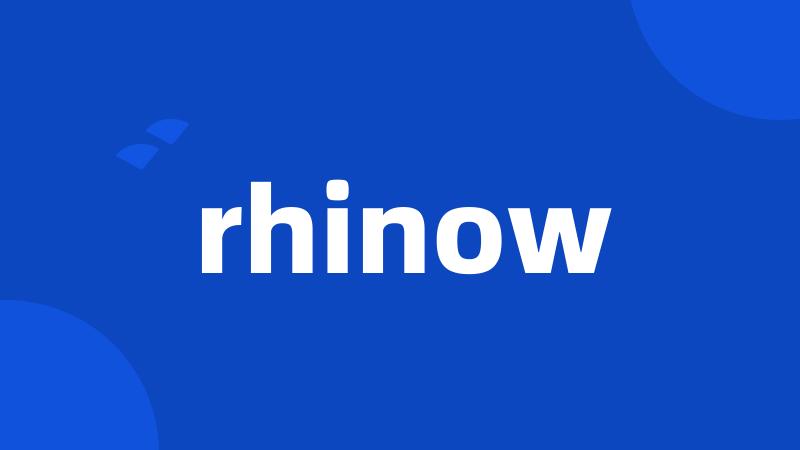 rhinow