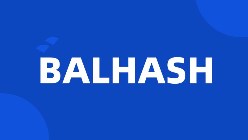 BALHASH
