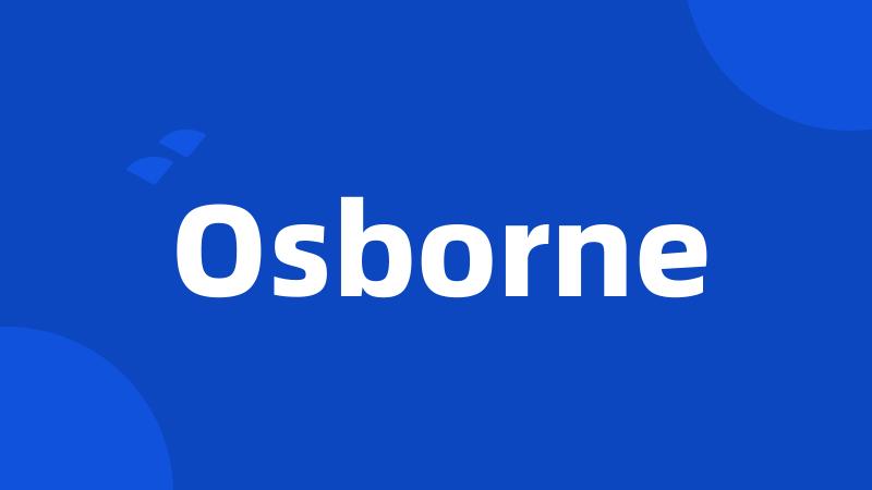 Osborne