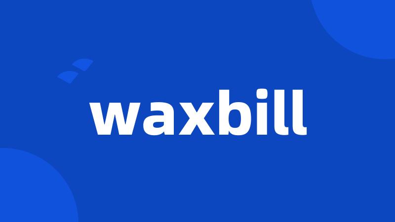 waxbill