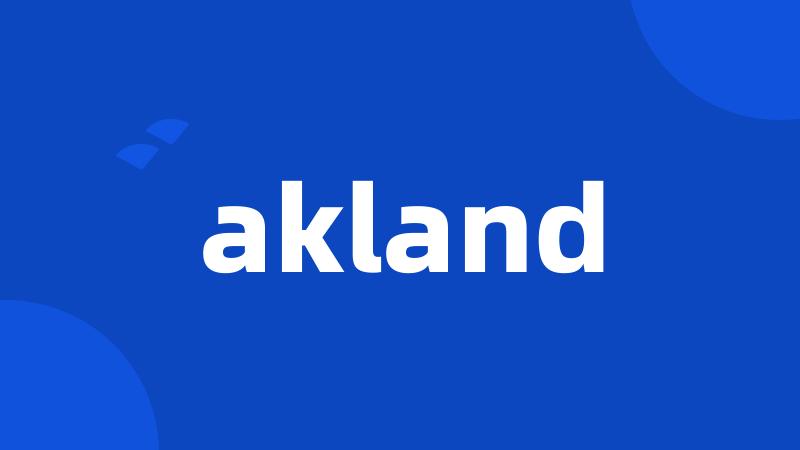 akland