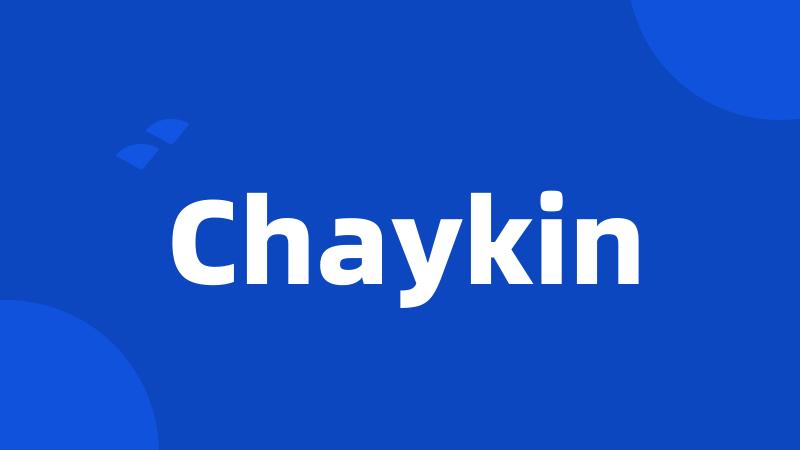 Chaykin