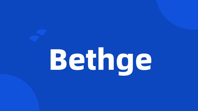 Bethge