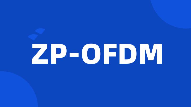 ZP-OFDM