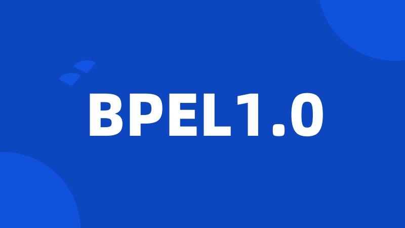 BPEL1.0