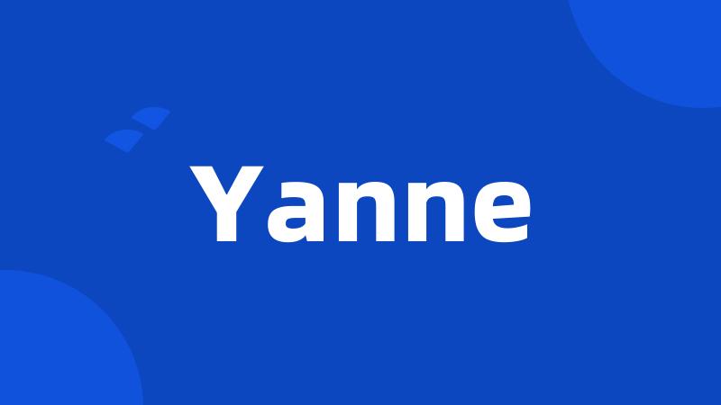 Yanne