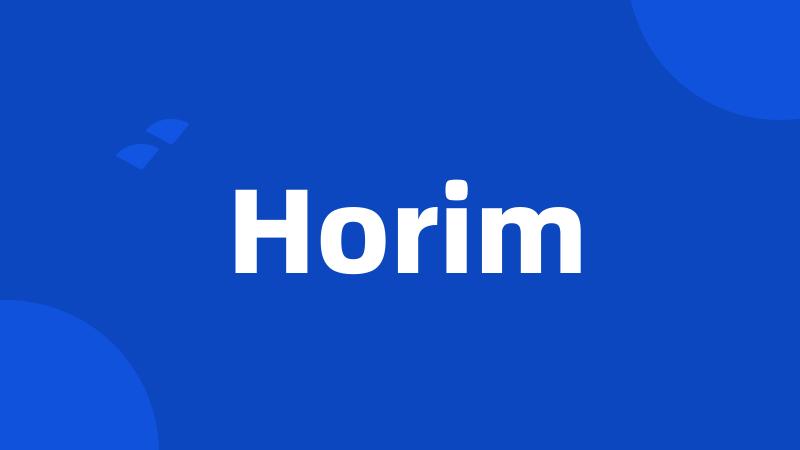 Horim