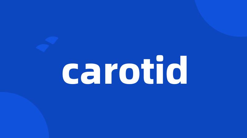 carotid