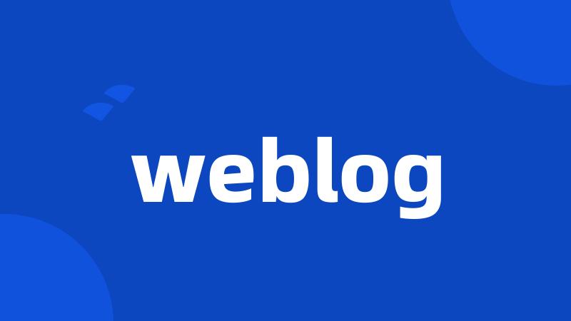 weblog