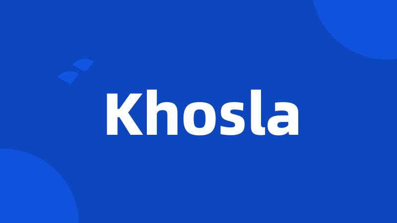 Khosla