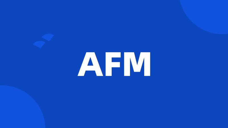 AFM