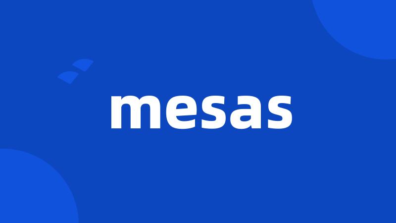 mesas