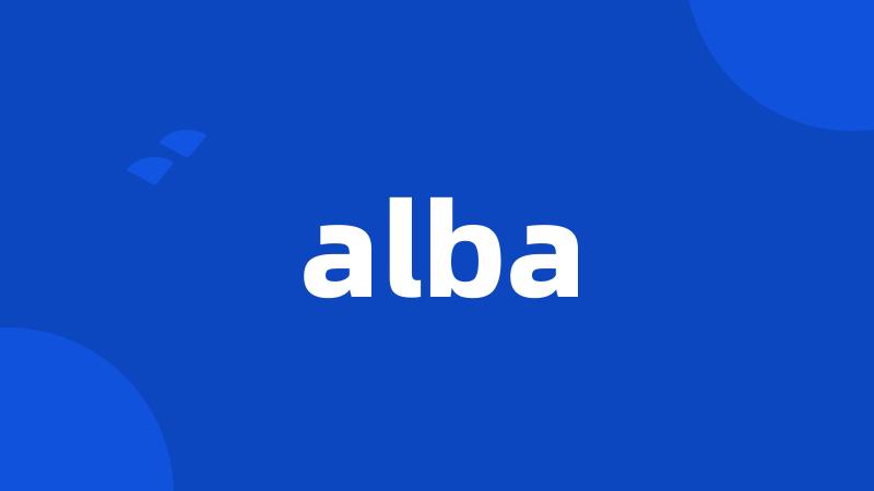 alba