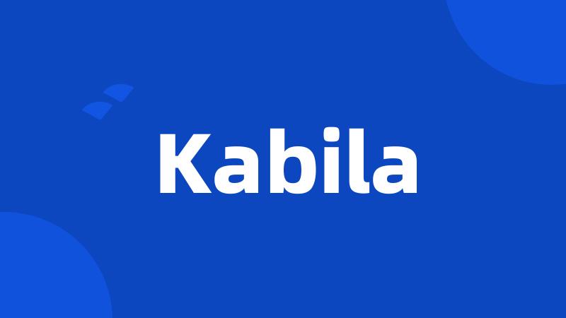 Kabila