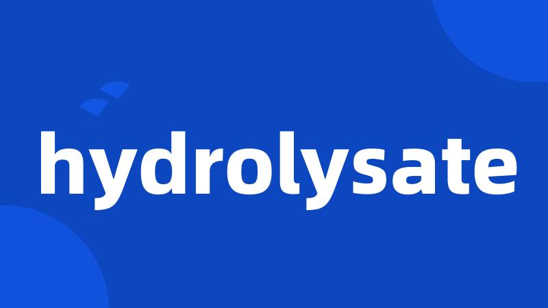 hydrolysate