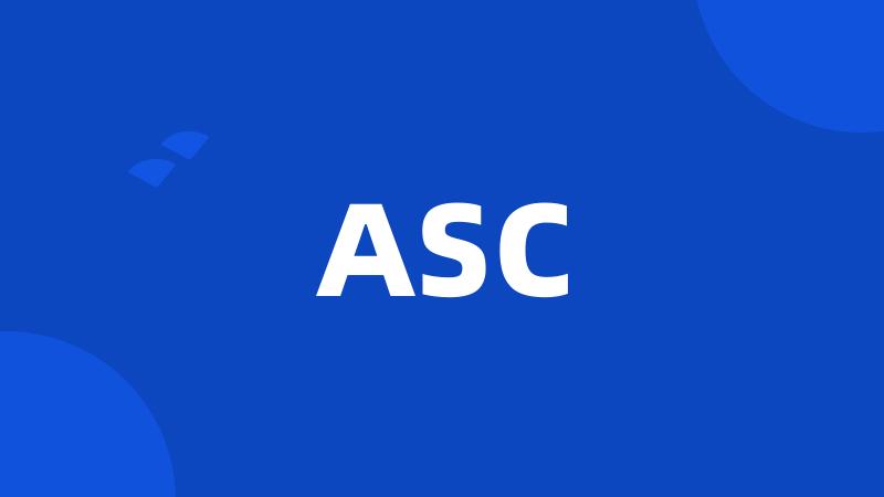 ASC