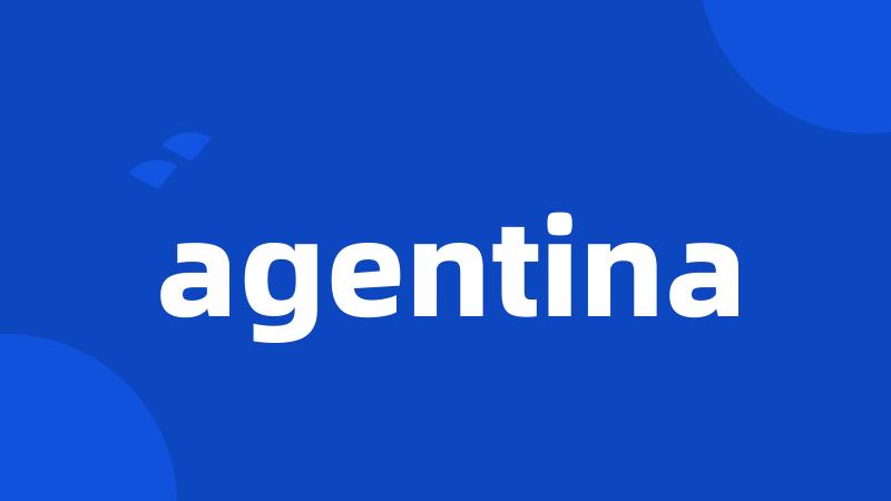 agentina