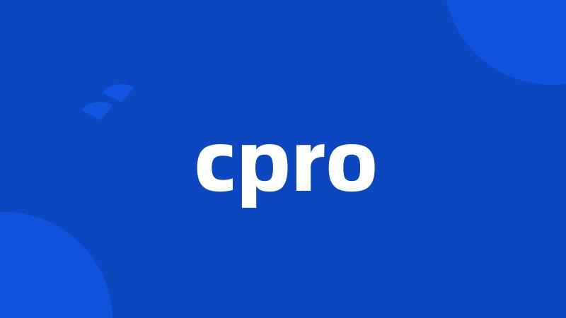 cpro