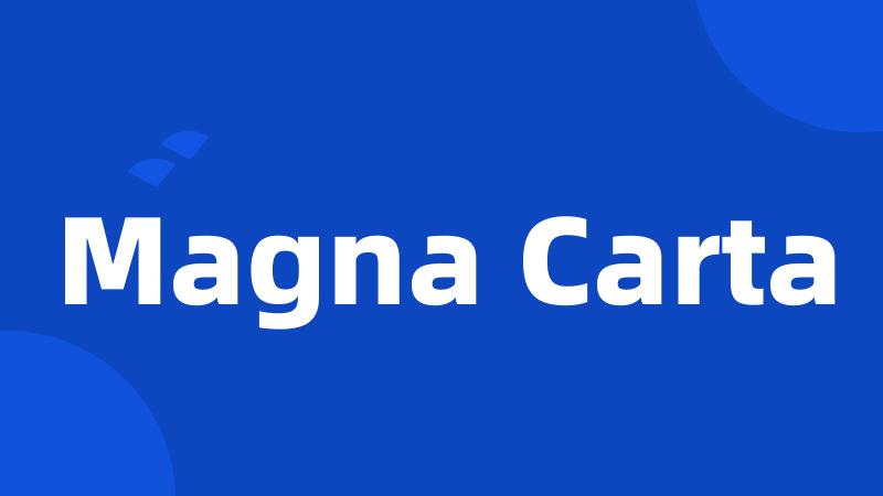 Magna Carta