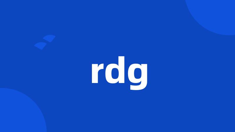 rdg