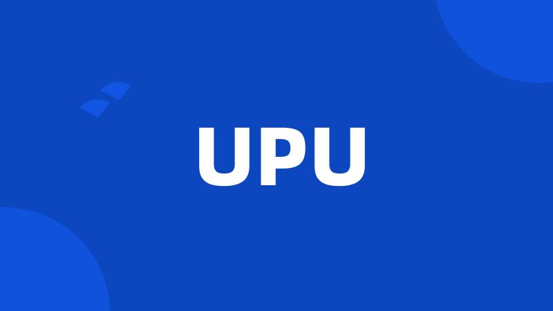 UPU