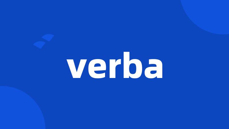 verba