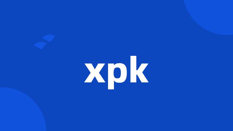 xpk