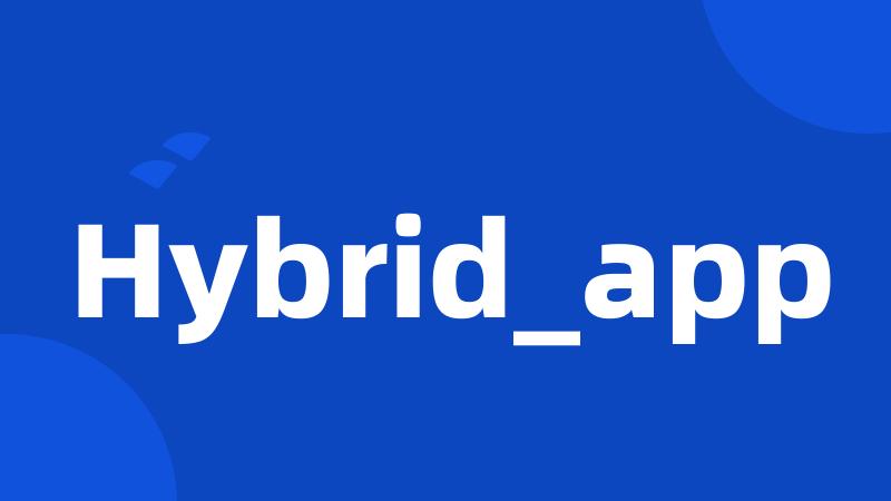 Hybrid_app