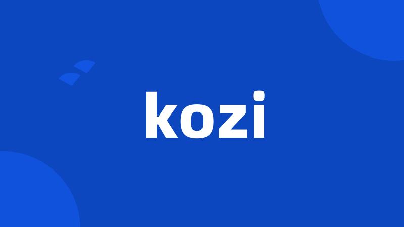 kozi