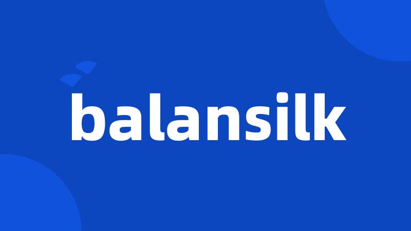 balansilk