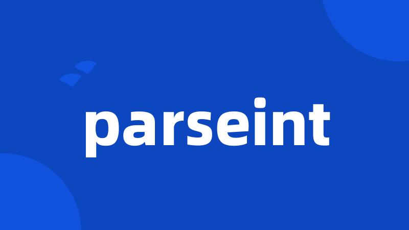 parseint