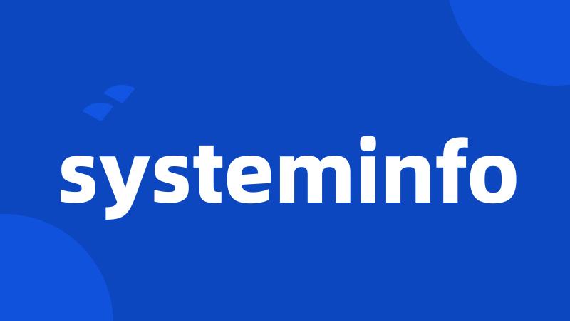 systeminfo