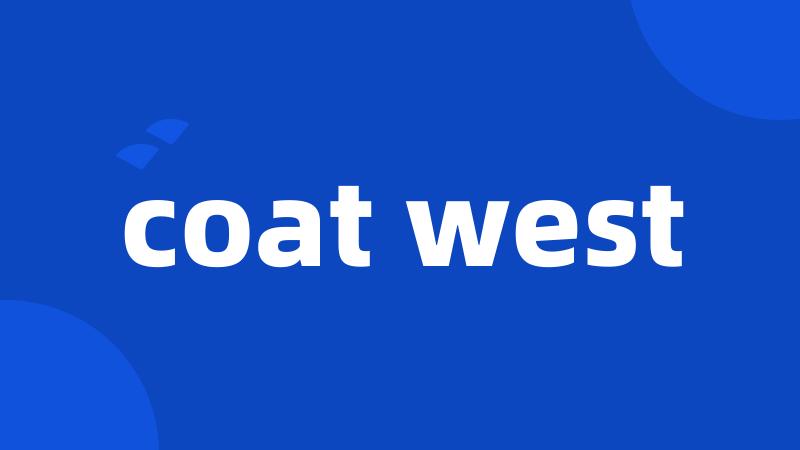 coat west