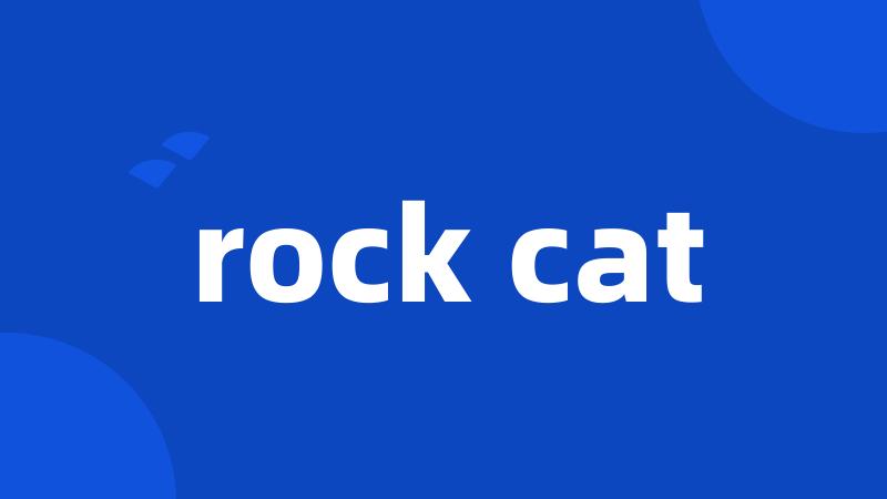 rock cat