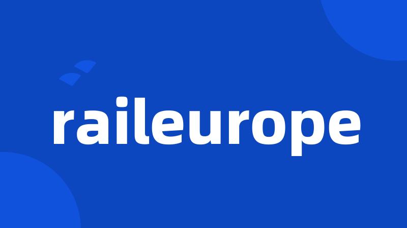 raileurope