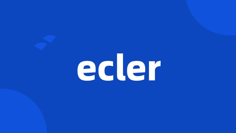 ecler