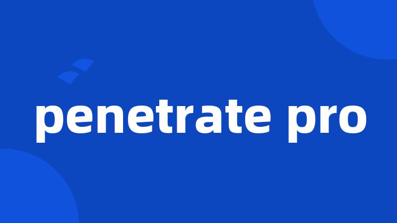 penetrate pro