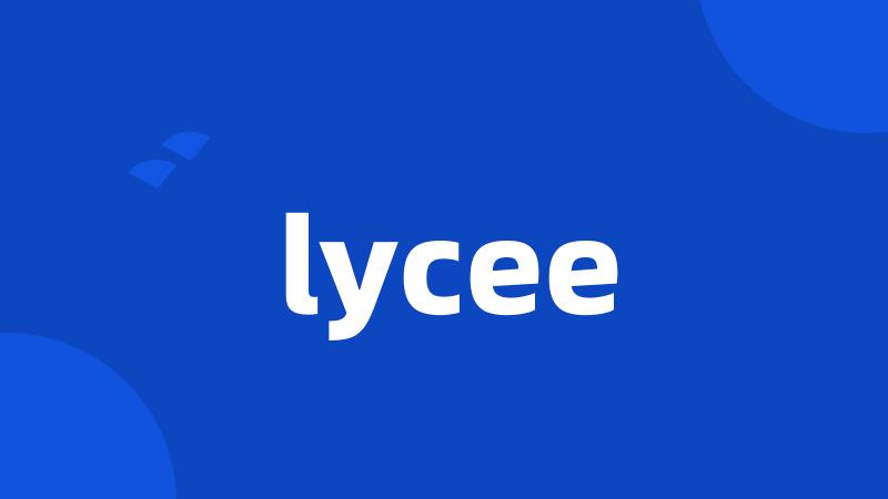 lycee